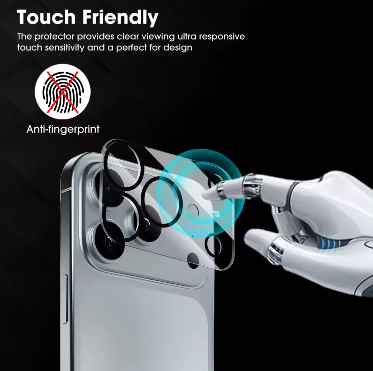 PJun Branded Premium 9H Clear Camera Lens Protector- 4PCS for Apple iPhone 17 Series 2025 PJun Branded Premium 9H Clear Camera Lens Protector- 4PCS for Apple iPhone 17 Series 2025